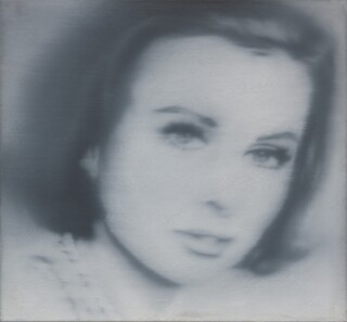Gerhard Richter, "Portrait Liz Kertelge", 1966 - Leihgabe aus der Sammlung Böckmann · © Gerhard Richter · Foto: Neues Museum (Annette Kradisch)